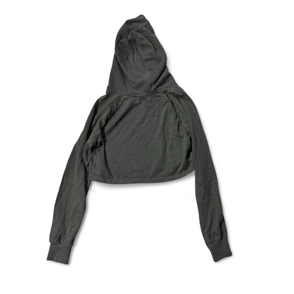 Gymshark Charcoal Cropped Hoodie - Picture 5 of 6